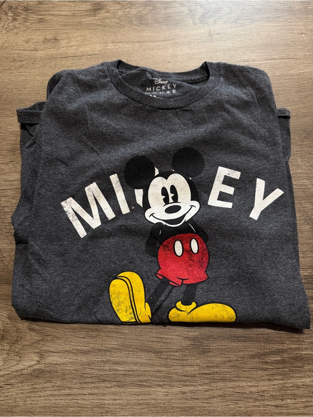 Disney Mickey Mouse Graphic Tee - Charcoal